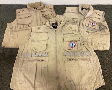 (3) Large Rothco Ranger Vests
