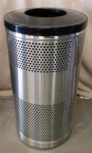 Rubbermaid&reg; Classics Stainless Steel Recycle Containers 25 Gal