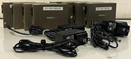 (8) StarTech Gigabit SM Fiber Ethernet Converters