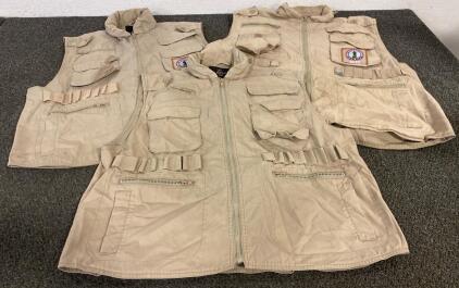 (3) X-Large Rothco Ranger Vests