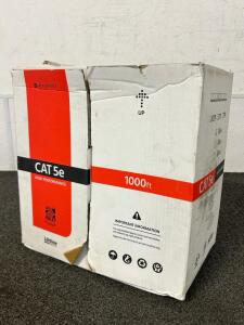 (1) Roll Of Category 5E High Performance Cable Quantity Unkown