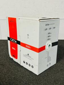 (1) Roll Of Category 5E High Performance Cable- Quantity Unkown