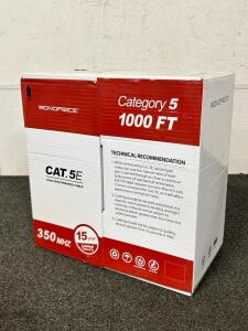 (1) Roll Of Category 5E High Performance Cable (1000 Ft)