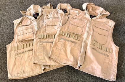 (3) Size Large Rothco Ranger Vests