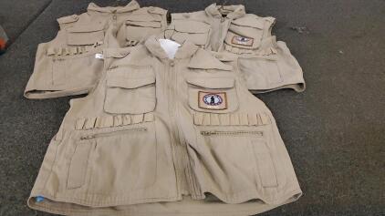 (2) Size Medium Rothco Ranger Vests (1) Size Small