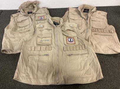 (3) X-Large Rothco Ranger Vests