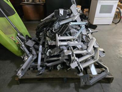 Pallet Of Various Office Monitor Arm Components