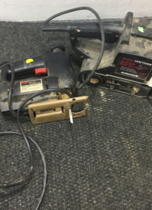 (1) Skil Electric Jig Saw, (1) Sears 3x21 Belt Sander