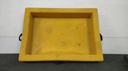 ASSETGUARD Spill Containment Tray: 23 gal Spill Capacity, 42 in Lg, 42 in Wd, 4 1/2 in Ht, Yellow