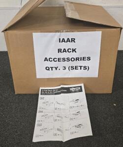 IAAR Rack Accessories- 2 Post Rack Kit For 2U, 3U and 4U Rack Mounte (3 Sets)