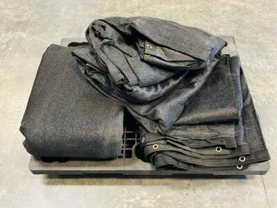 (3) Heavy Duty Tarps (Sizes Vary)