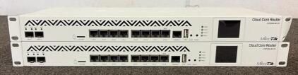 (2) MikroTik CCR1036-8G-2S+ Cloud Core Routers
