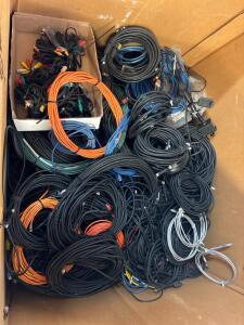 Large Quantity Of Coiled Fiber Optic Cables.