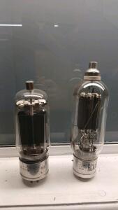 RCA Electron Tubes CRC-813 and 8000, Made in USA, 1960s, UX4 Base
