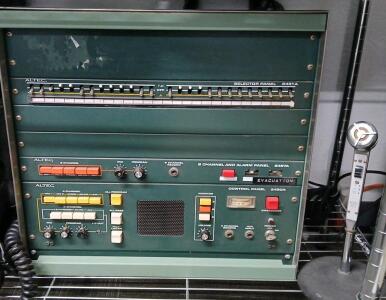 Altec Lansing Radio Control Panel W/ Microphone, Selector Panel, Alarm Panel , and Control panel