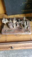 J.H. Bunnell & Co. Morse Code Telegraph Key Machine - 2