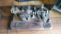 J.H. Bunnell & Co. Morse Code Telegraph Key Machine - 3