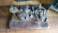J.H. Bunnell & Co. Morse Code Telegraph Key Machine - 4