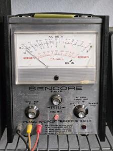 1970 Sencore TR139 Dynamic In-Circuit Transistor Tester