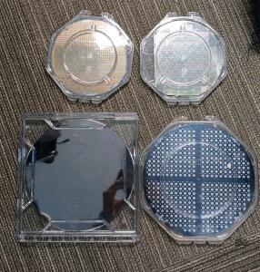Semiconductor Wafers in Solopak Carriers, 8 Inch Diameter, Silicon