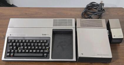 1981 Texas Instruments TI-99/4A Computer w/ Memory Expansion & Speech Synthesizer