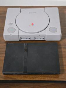 (1) Original Playstation 1 & (1) Original PS2 Slim Model