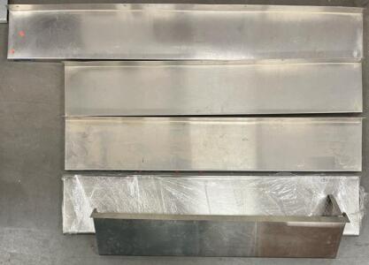 (5) Stainless Steel Kitchen / Workshop Shelves | (1) 6&rsquo; Shelf, (3) 5&rsquo; Shelves & (1) 4&rsquo; Shelf
