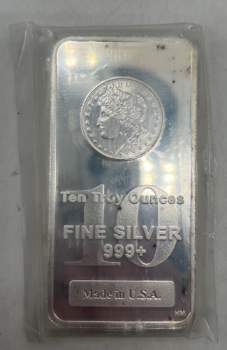 Ten Troy Ounce Fine Silver Bar