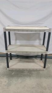 (1) 3'x34"x15" 3 Layer Shelf