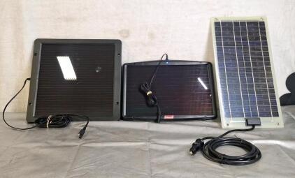 (3) Solar Panels