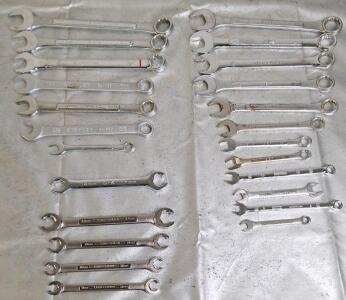 (24) Assorted Box End Wrenches