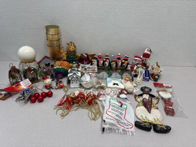 Miscellaneous Christmas decorations ornaments and more!