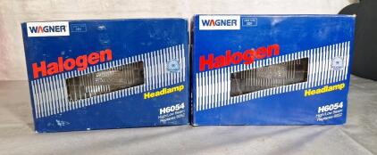 (2) Wagner H6054 Halogen Headlamps