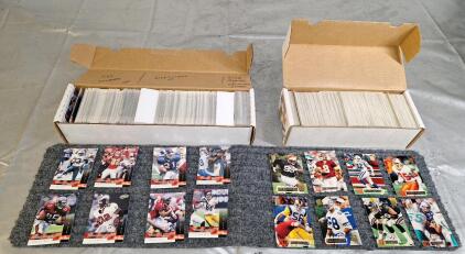 (2) Boxs Of Assorted Football Trading Cards