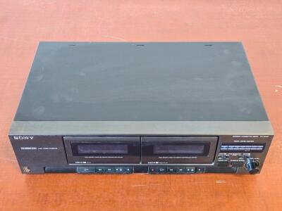 Vintage Sony TC-W421 Dual Cassette Player