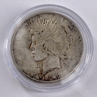 1922 Silver Peace Dollar