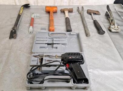 (1) Cobra Soldering Gun & Assorted Hand Tools