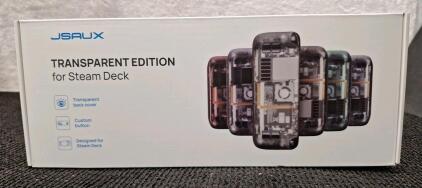 (1) JSAUX Transparent Back Plate Compatible W/ Steam Deck<br/>
