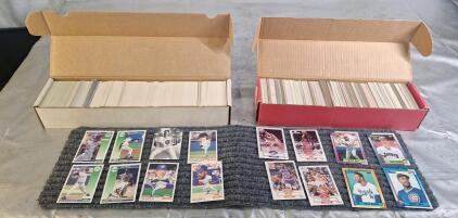 (1) Box Of Assorted Baseball Trading Cards & (1) Box Of Assorted Basketball & Baseball Trading Cards
