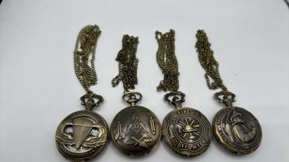 Lot Of 4 Assorted Pocket Watches