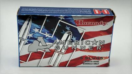 Box Of Hornady American Gunner 12ga Slugs