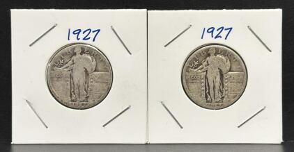 1927 Standing Liberty Quarter, Silver Coin, U.S. Mint