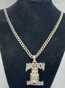 Death Row Records pendant & Chain