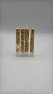(4) Tubes Of Gold Flake/Leaf