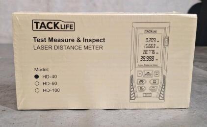(1) Tack Life HD-40 Laser Distance Meter