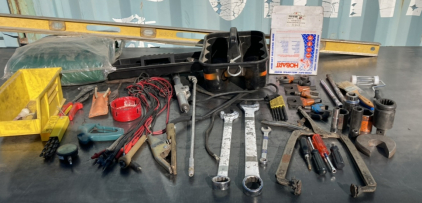 Industrial Tool Bundle- Sockets, Wrenches, Probes, Bits, Tarp and More