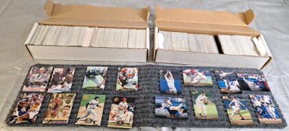 (1) Box Of Assorted Basketball, Baseball & Football Trading Cards & (1) Box Of Assorted Baseball Trading Cards