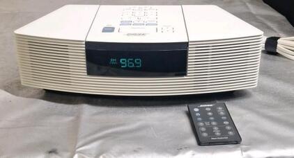 (1) BOSE Wave Radio - CD - Alarm Clock, W/ Remote