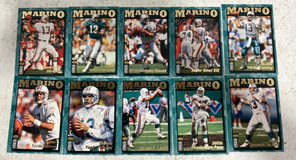 Complete Dan &ldquo;Marino Chronicles&rdquo; 1995 Upper Deck Card Series