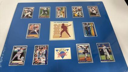 1992 DREAM TEAM LOS ANGELES DODGERS MATTED MEMORABILIA READY TO FRAME